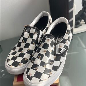 Vans Bee Check Slip-On Shoes